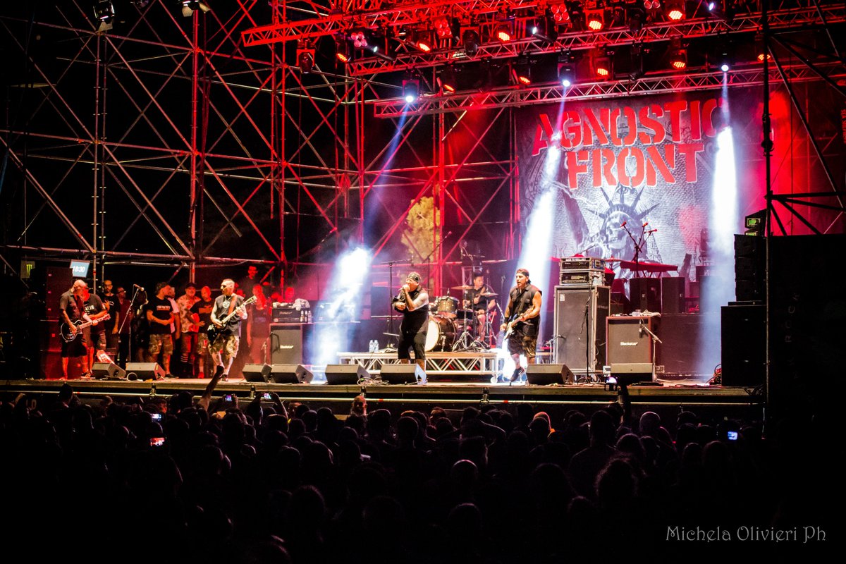 MichelaPhoto's tweet photo. @agnosticfront live @BayFestSummer Italy #hardcore #NYC #fasecontrofasenet https://t.co/11rwzp8sSS