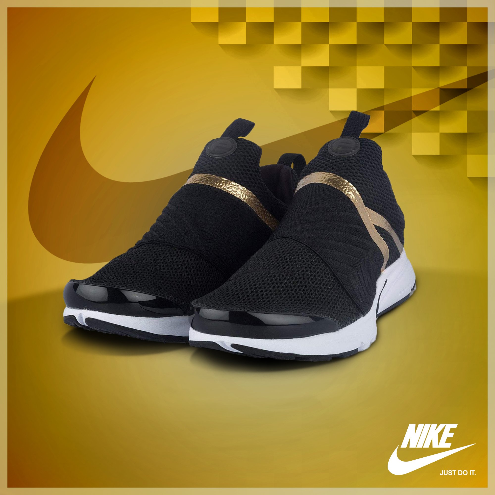 Presto extreme black outlet and gold