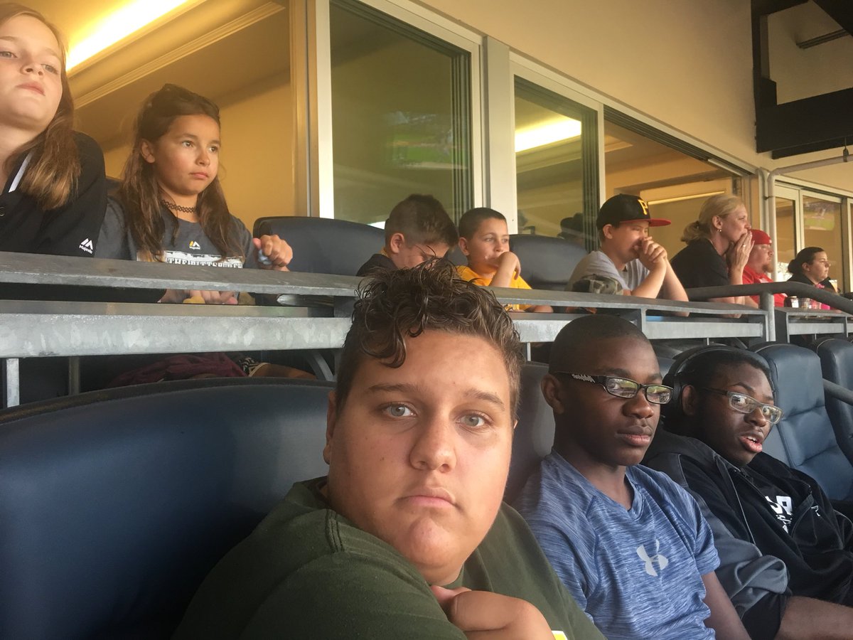 Taken some of my kids to the Pirates game! Great friends and amazing tickets#letsgobucs