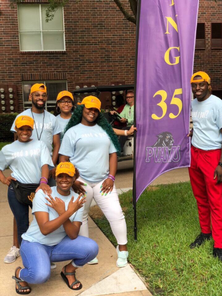 RealJFKjr84's tweet photo. #Building35 #TreFive #PVAMU22 #PV22 @PVAMUPALS ๐๐ https://t.co/n0Fn77Ksar