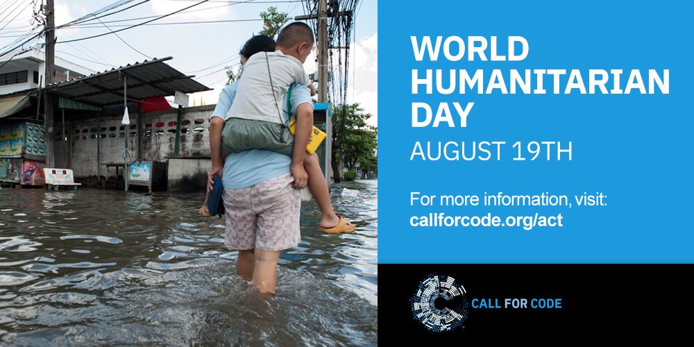 joejonas's tweet image. Today let’s support people affected by Natural Disasters with #CallforCode and use technology for good on #WorldHumanitarianDay 👊🏼 Show your support for @UNHumanRights &amp;amp; @RedCross in their efforts to help the most vulnerable among us. callforcode.org/act