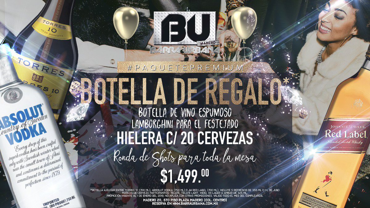 bubarraurbana's tweet photo. ¿YA CONOCES BARRA URBANA MADERO?
Te invitamos a ser parte de noches de fiestas sin igual!
Conoce más en nuestro sitio https://t.co/bmVxuhR96z
Tenemos promociones especiales y para celebrar tu cumpleaños con nosotros! 🎉🍻

Reserva sin costo https://t.co/0FYvpQ31rj