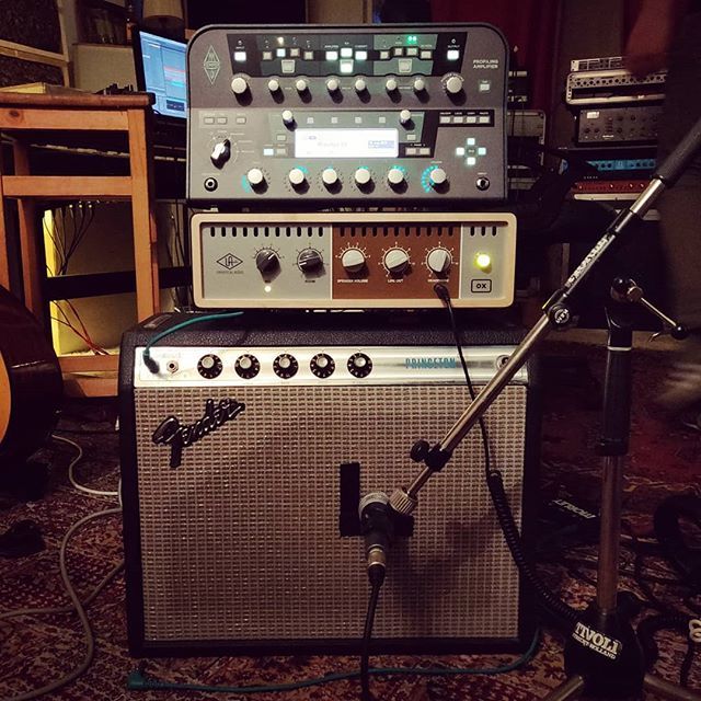 Paulmdavids's tweet photo. So we compared these 3 amps/simulations.
Decided that the outcome was pretty cool, so a video will be made soon! 🤘
.
.
.
#fender #princeton #kemper #profilingamp #uad #oxbox
@kemperamps @uaudio @fender https://t.co/Y4kd9XdMEu https://t.co/7nDiL3ajCe