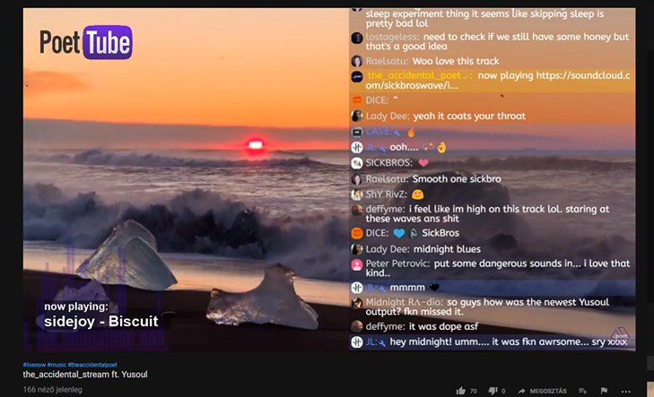 I was included in this sunday's accidental poet stream. So happy