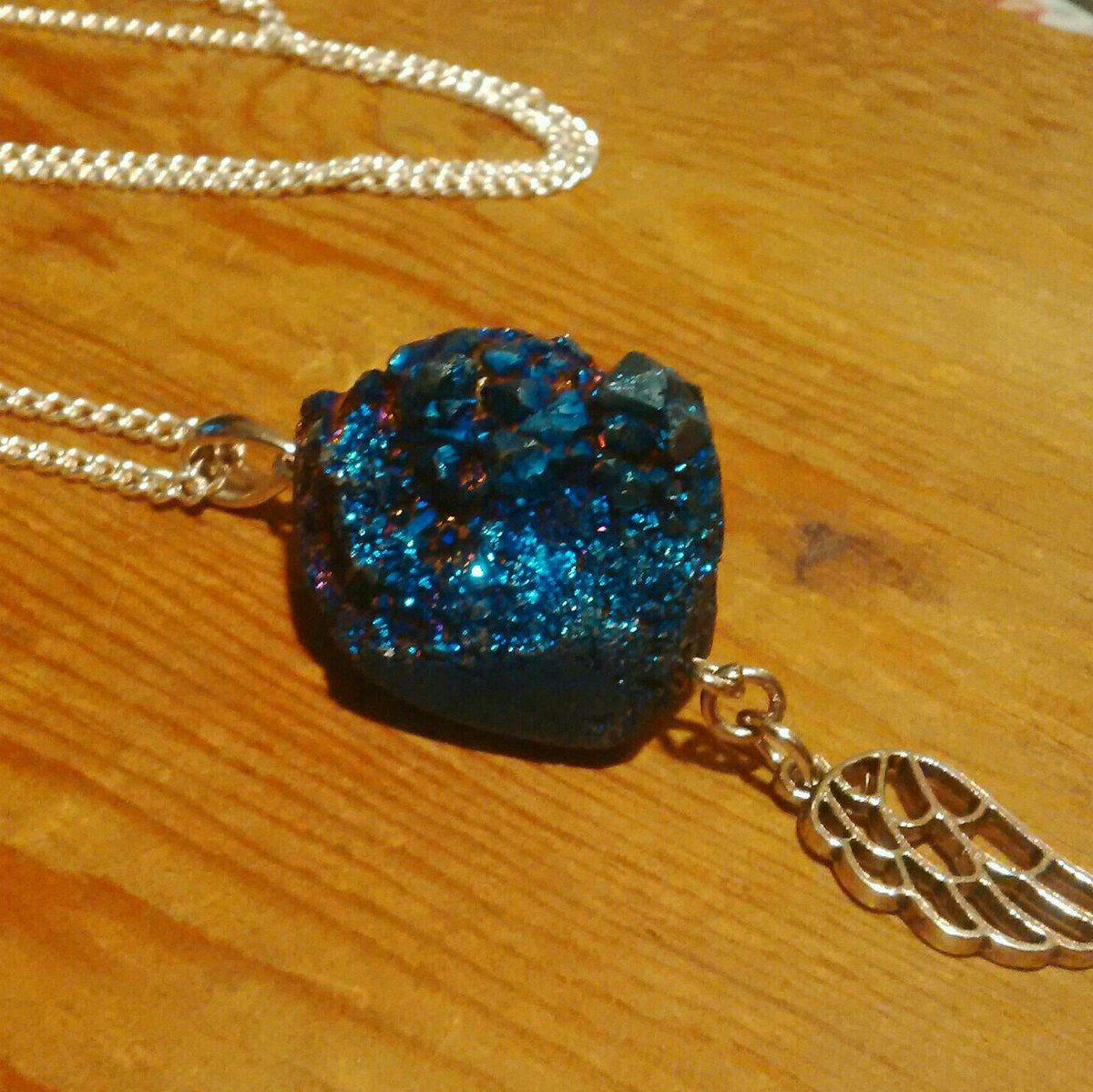 Thanks for the kind words! ★★★★★ "Beautiful 💕 the colors in this piece are so pretty!" Lindsey W.
#blessed #necklace #jewelry #etsy #silver #jewelry #shopping #sundayfunday #shop #SALE #gifts #boho  etsy.me/2PoSSMK

VISIT ➡ etsy.com/ca/shop/design… ⬅ 
#etsymntt