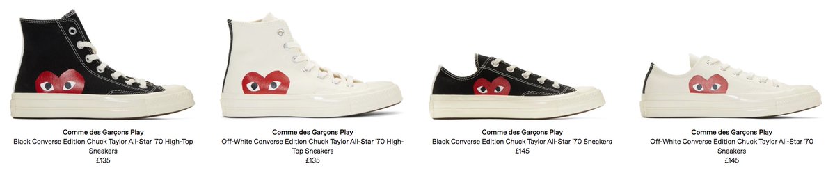ssense cdg converse