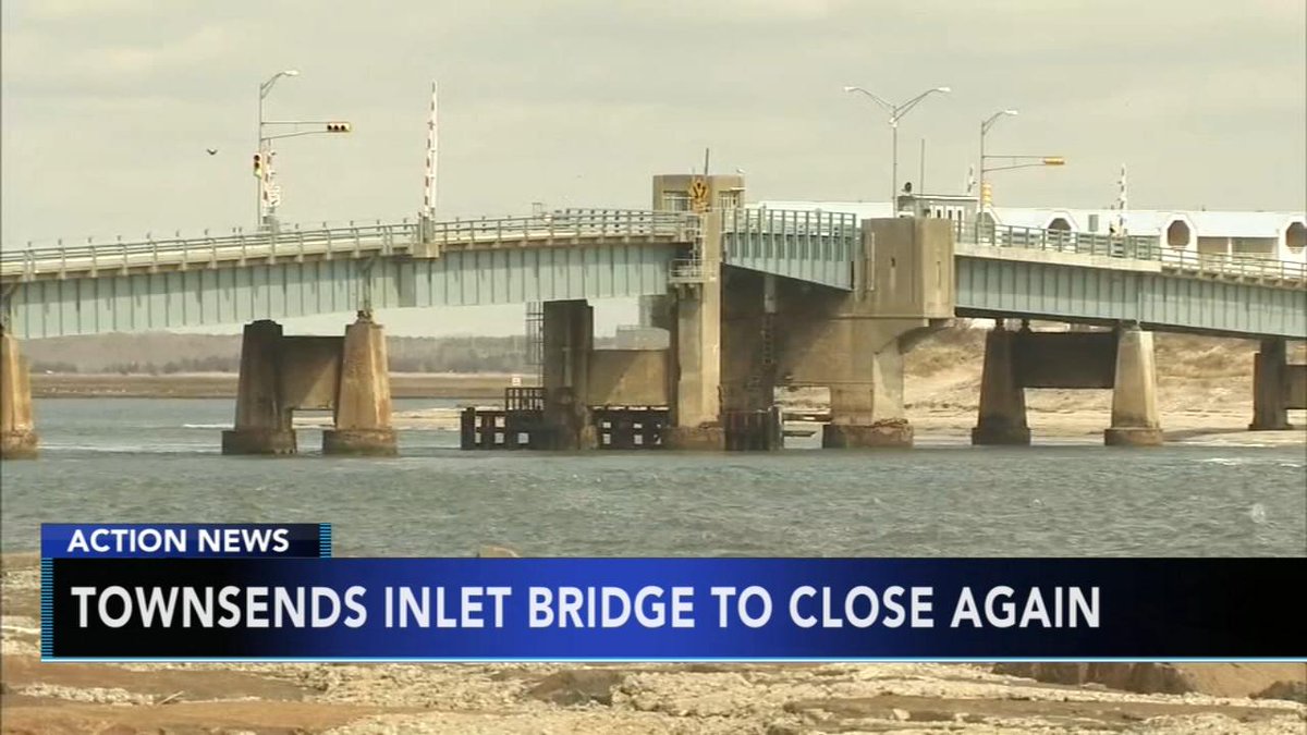 Bridge linking New Jersey shore towns to close for 8 months. 6abc.cm/2nQQlhH