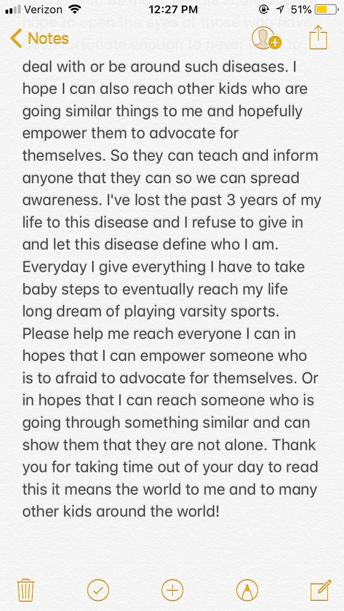 JoshTennant412's tweet photo. ‼️ Please take time out of your day to read this it would mean the world to me and many other kids around the world‼️ https://t.co/t3oV7heyBi