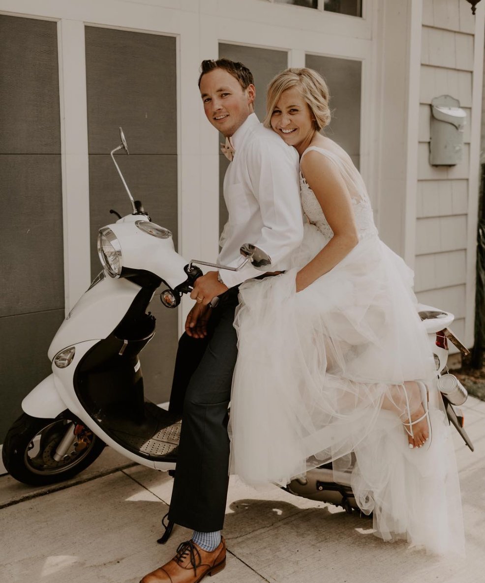 The coolest couple ever. Shop the Heritage Gown → bit.ly/2w5C8kC