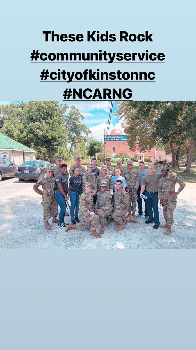 MayorDonHardy1's tweet photo. Thanks to the National Guard of Kinston NC and the great upcoming  youth leaders  who came out to help clean up various areas throughout the City of Kinston!!! I say Job well done. I must say Bravo Zulu to Sgt. Jasmine Tention whom by this mission was lead, a native of Kinston!!! https://t.co/k752RzD3Fk