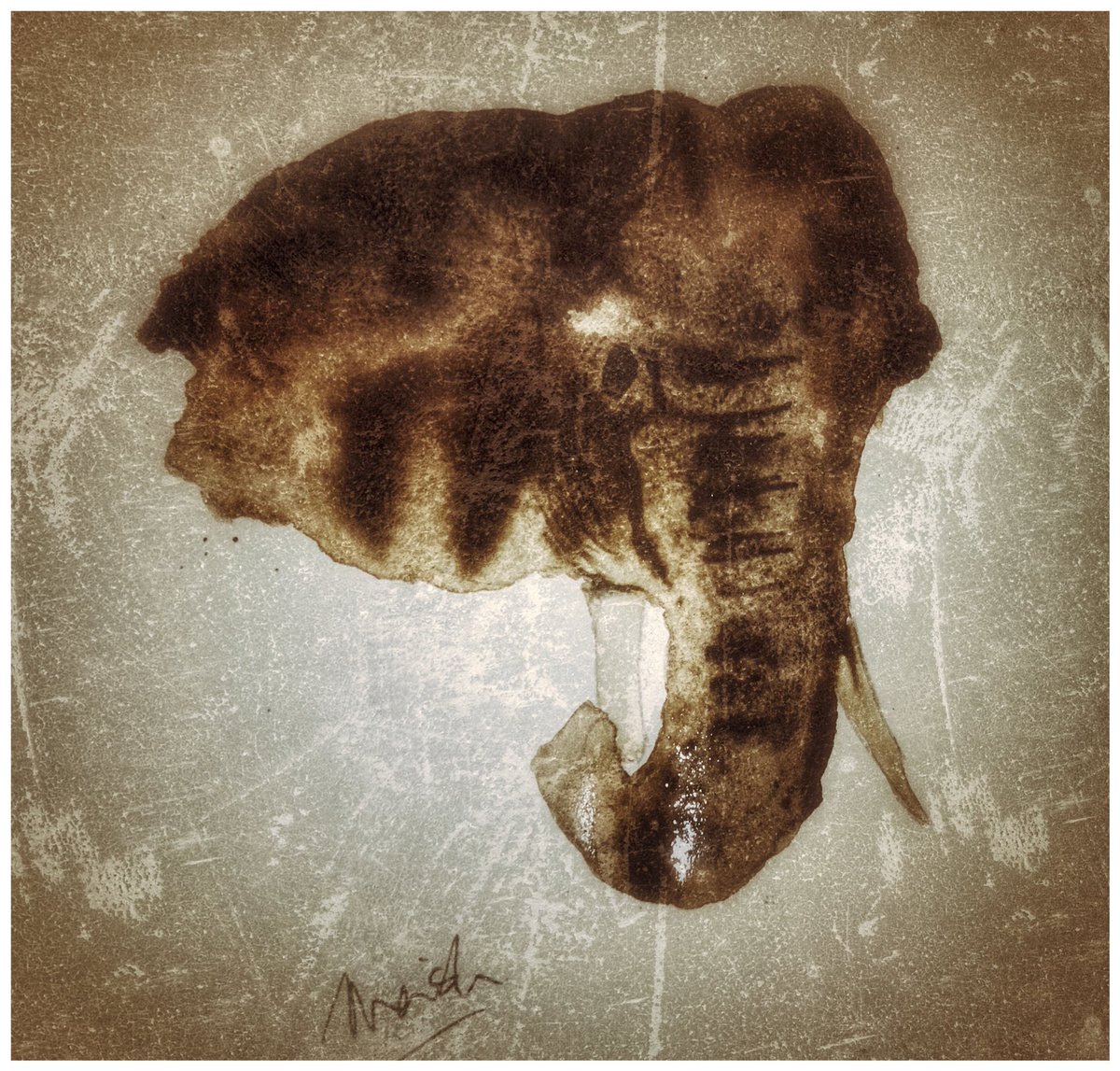 #watercolor #digital #art #watercolordigital #painting #ElephantDay #artist #hobby #wildlife