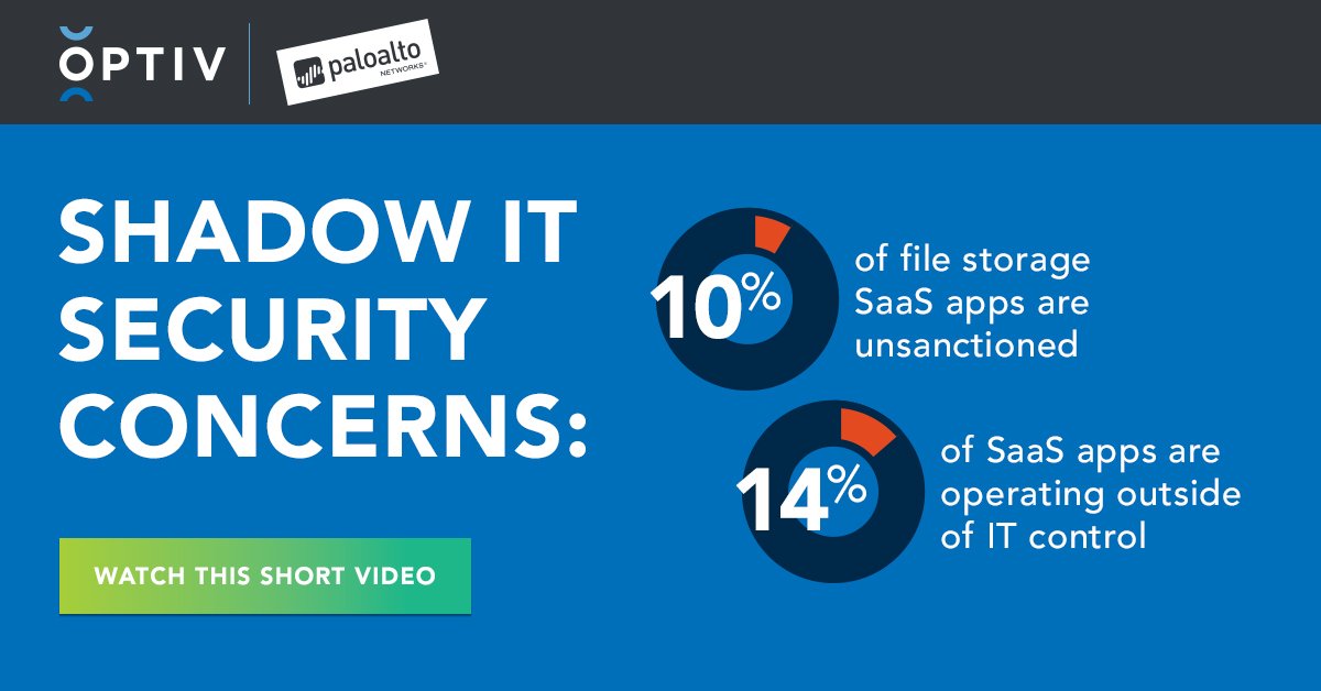 In need of complete visibility into even your most remote #SaaS applications?  Join Optiv and <a href="/PaloAltoNtwks/">Palo Alto Networks</a> for this on-demand webcast to learn more. bit.ly/2MaaRHL