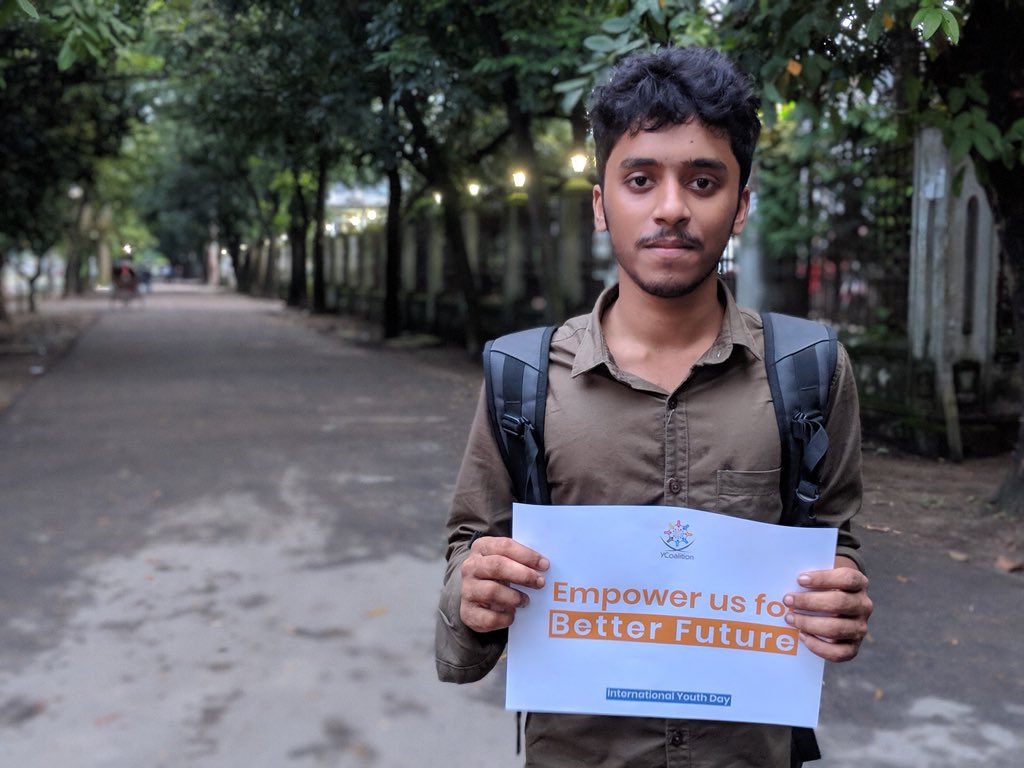 nahidhemal's tweet photo. #InternationalYouthDay2018 
#SafeSpace4Youth 
#YCoalition 
@Y_Coalition @UNYouthEnvoy @UNPeacebuilding @UNHABITAT @UN @youthday @theirworld https://t.co/tLJ9LdGMOy