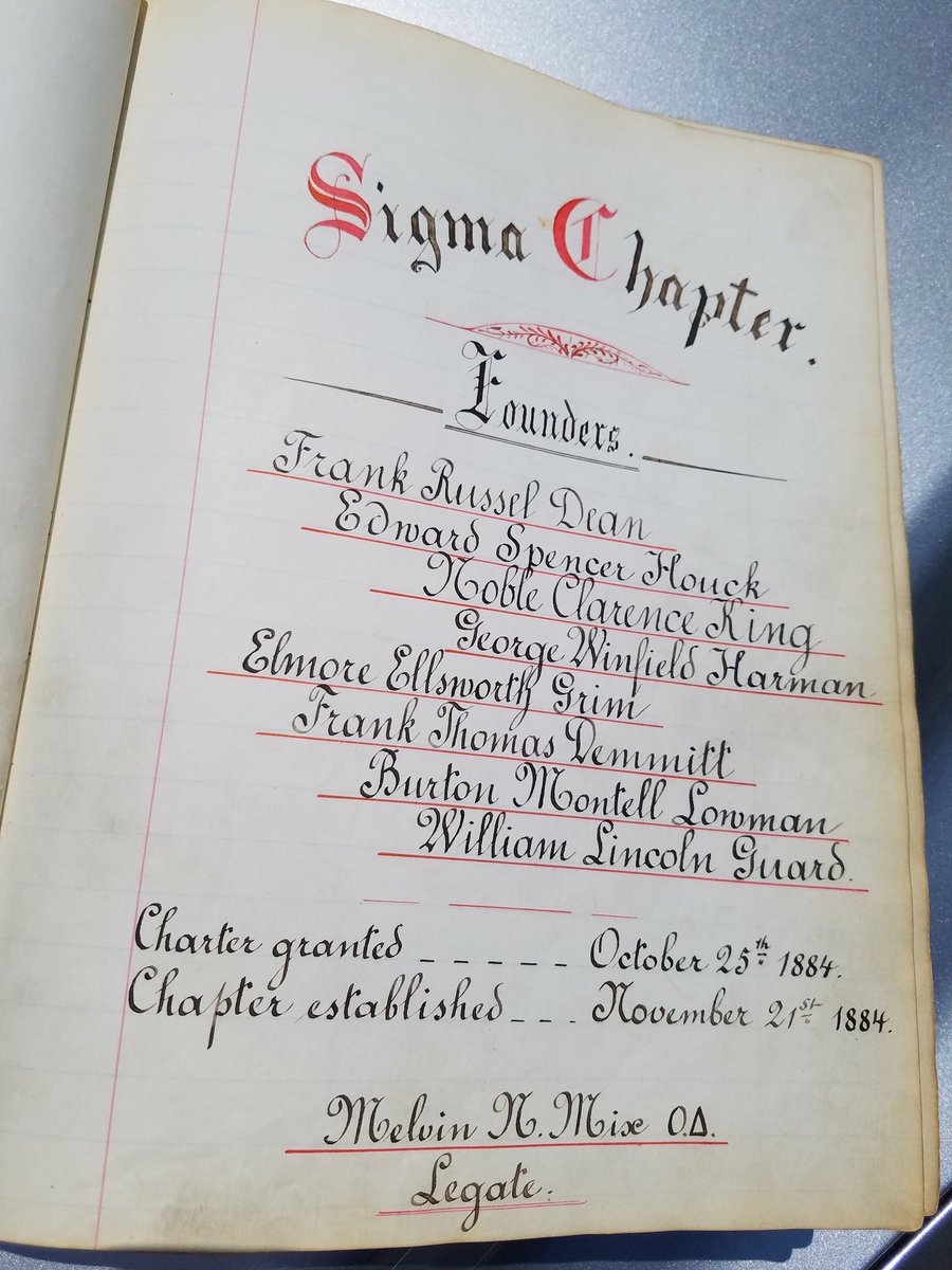 A few weeks ago, I shared a photo of the very first <a href="/WittFiji/">Wittenberg Fiji</a> chapter meeting minutes from 11/29/1884. Today, while emptying an old, rarely used safe, I found the original handwritten Constitution from November 21, 1884!