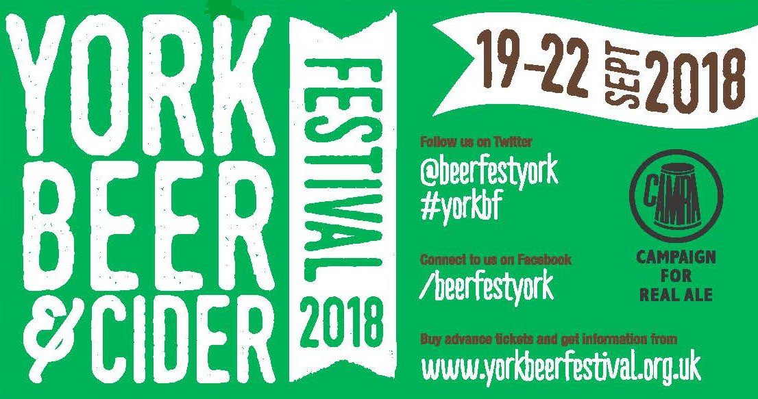 All you need to know about the big Beer Festival coming up from 19th - 22nd September. We get visitors from over 20 countries worldwide each year who love the unique location on the superb Knavesmire and the range of 500+ Beers &amp; 100+ Ciders 

yorkbeerfestival.org.uk/faqs/