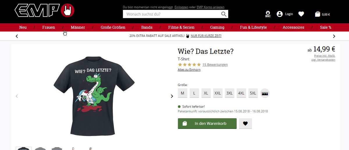Natürlich vom metal-Aldi, was habe ich auch anderes erwartet