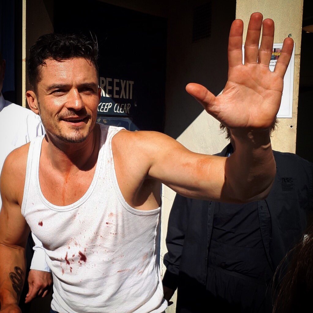 Almost time for #OrlandoBloom to 👋 to #KillerJoePlay Our LAST EIGHT PERFORMANCES are this week &amp; our final tickets are available here KillerJoePlay.com Must end 18 August #belucky🤞