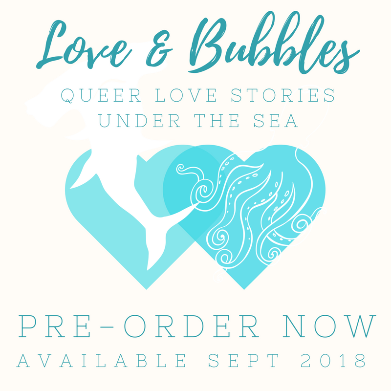 jayleeVT's tweet photo. Love stories are better under the sea! Pre-order LOVE &amp; BUBBLES, a queer anthology featuring mermaids, selkies, aliens, OH MY! https://t.co/QwQ8RDRoQU https://t.co/LsMxJhUum3