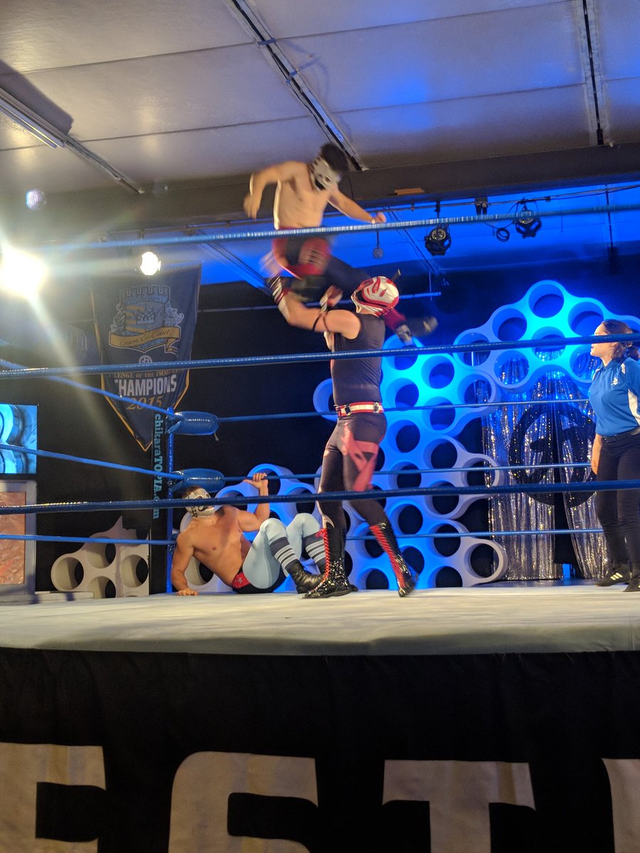 ryukeiro's tweet photo. #CREX2018 @CHIKARApro @BoomerHatfield https://t.co/SAxWOqZsM6