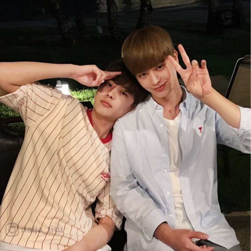 irunmj's tweet image. ° When he clings to Sungjae even if he accidentally exposes too much because #PriorityFirst