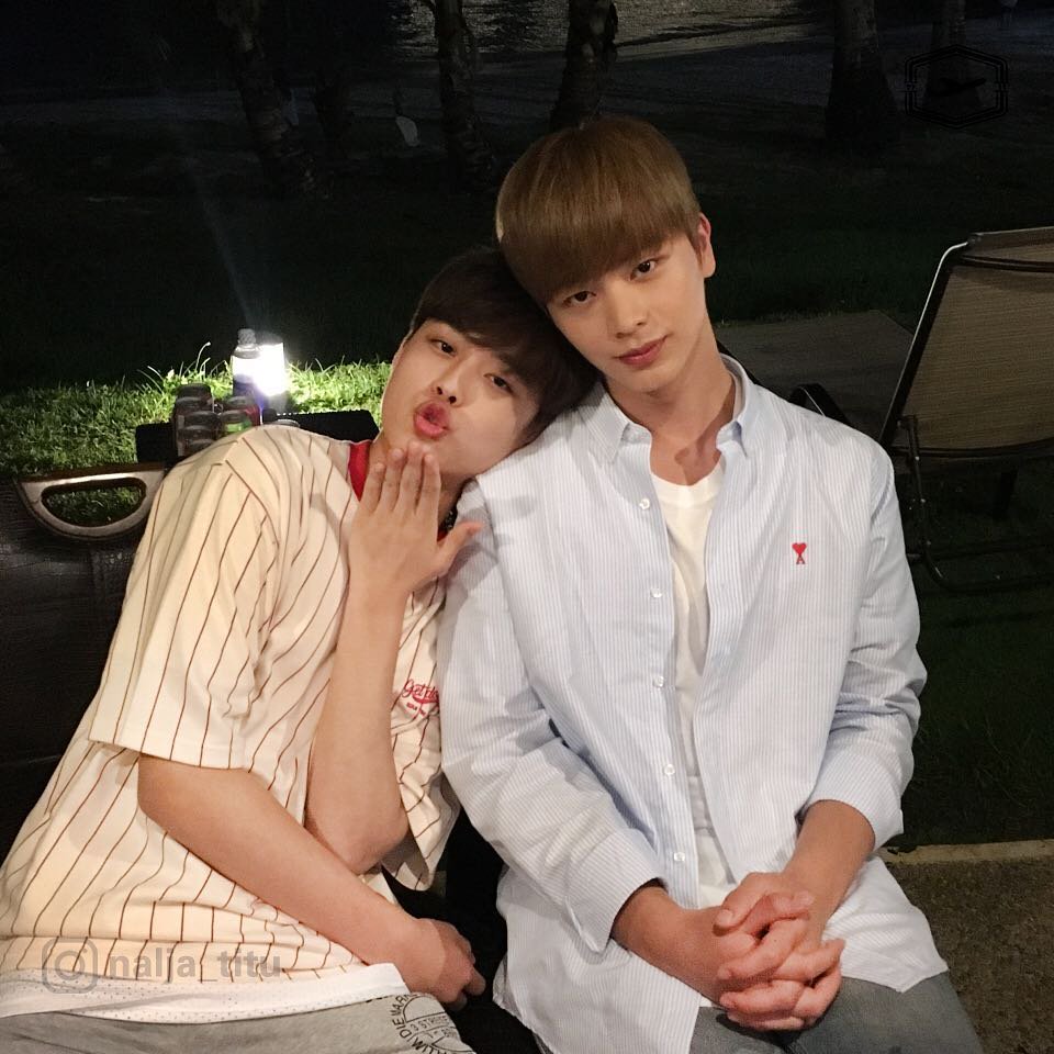 irunmj's tweet image. ° When he clings to Sungjae even if he accidentally exposes too much because #PriorityFirst
