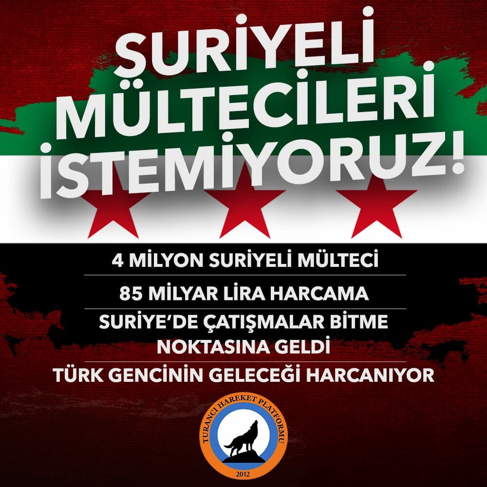 MustafaGvrk's tweet image. Ekonomide büyük sıkıntıların yaşandığı bugünlerde hala 4 milyon Suriyeli ülkelerinde savaşın bitmesine rağmen Türkiye'nin sırtından geçinerek bu ülkenin emeğini, gençliğin ümidini çalıyor.

Suriyelilere vatandaşlık vererek oy deposu yaratan #PartiDevleti bu asalakların sahibidir.