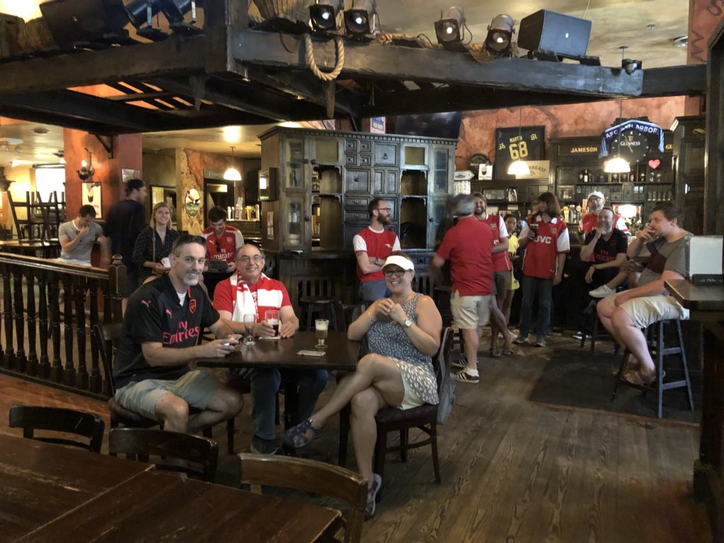 ConorsAnnArbor's tweet photo. Nice turnout for Arsenal #PremierLeague #arsenal #ManCity #soccer #conorspub https://t.co/lZSm7TvojN