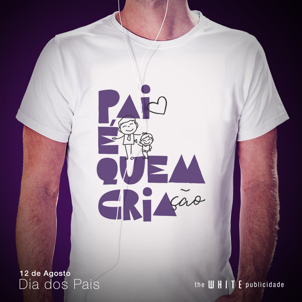 theWHITEpub's tweet photo. As vezes a gente tem sorte de encontrar alguém que nos ensine e nos mostre o melhor jeito de se trabalhar. E quando essa relação é ótima, podemos até chamar de Pai aquele que sempre está ali para nos apoiar e nos guiar da melhor forma.💜 #DiadosPais #thewhitepublicidade https://t.co/FRkMABZLNM