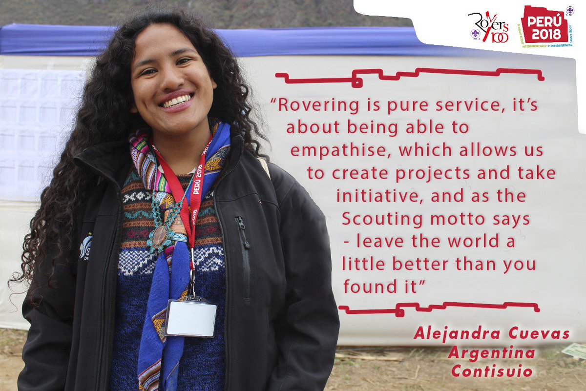 Rovering is about learning to lead and giving back to the next generation of leaders. 

Happy #YouthDay from Rovers at the Interamerica Scout Moot 🙌