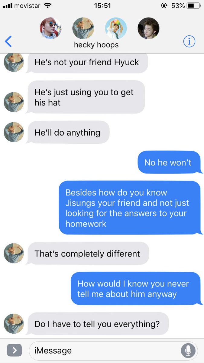 aleinjun's tweet image. fight - pt1 - hyuck attempts to be nice but alas