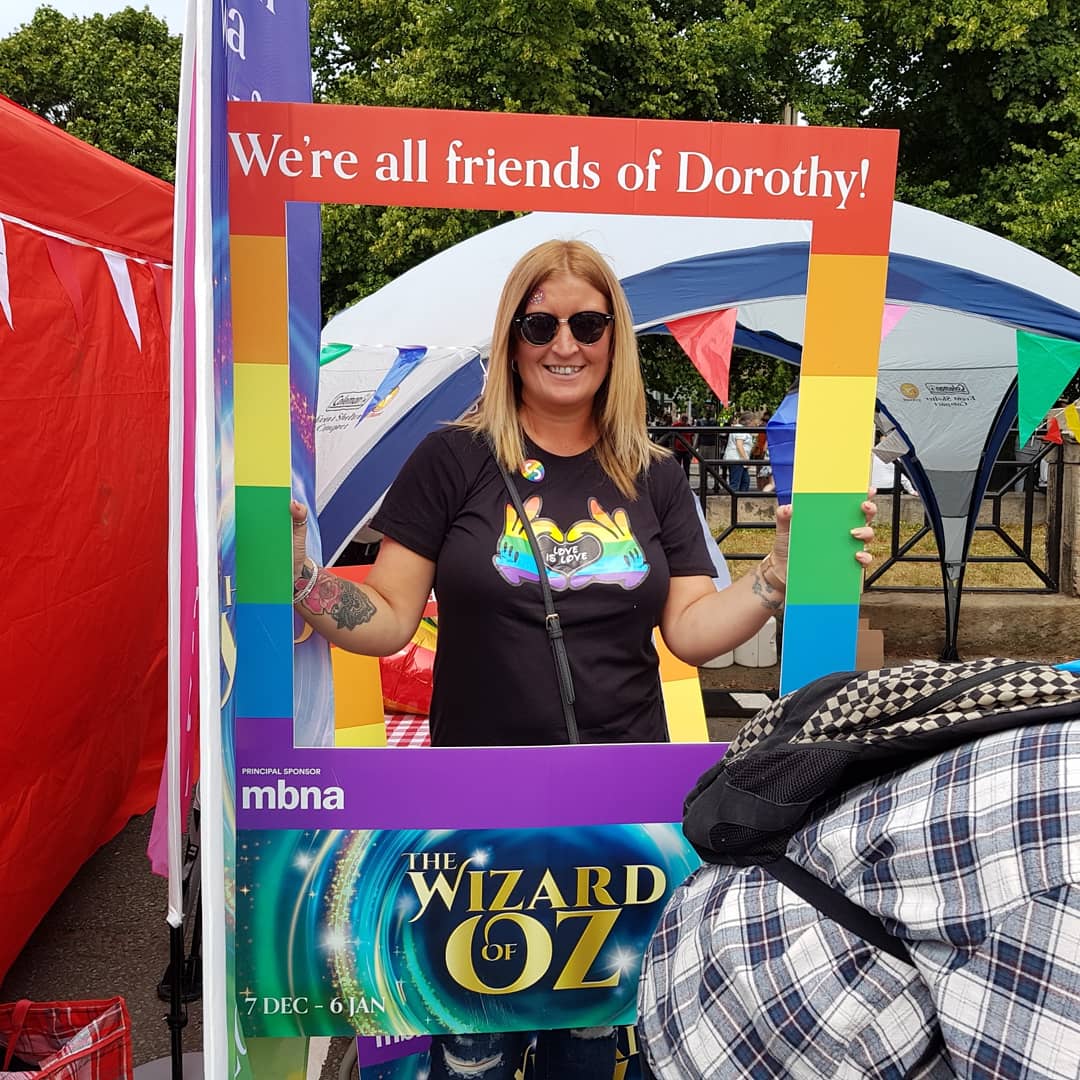 Shellhughes71's tweet photo. Fantastic day at @ChesterPride 
#wizardofoz #pride https://t.co/x21UUdWAtL
