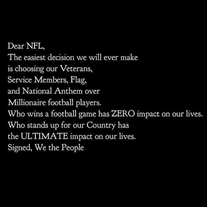 GuardianWear1's tweet image. Stand up for the #troops #NFLprotests #NFLPreseason #NFL #USA #Military #SundayMorning