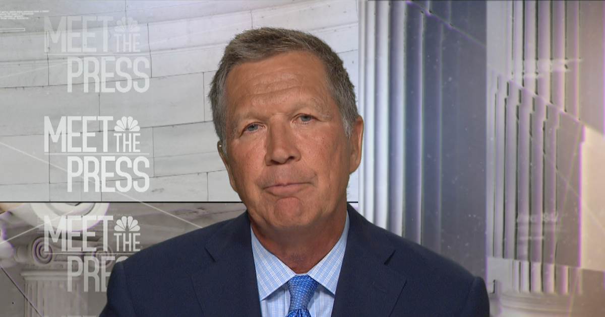 MTP (@mtp) on Twitter photo NEW: Ohio Republican Gov. John Kasich does not recognize his political party in the age of Trump, he told NBC's "Meet the Press" Sunday morning. #MTP
nbcnews.to/2B6BSYo NEW: Ohio Republican Gov. John Kasich does not recognize his political party in the age of Trump, he told NBC's "Meet the Press" Sunday morning. #MTP
nbcnews.to/2B6BSYo