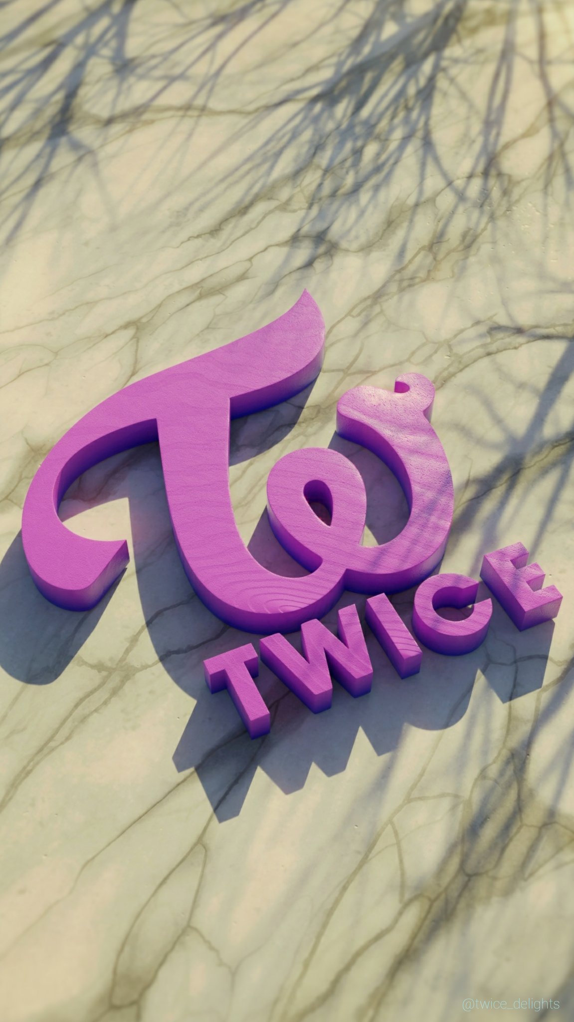 Twice_delights on X: Twice logo scenery wallpaper #b3d #twice3d #twice  #wallpaper #트와이스  / X