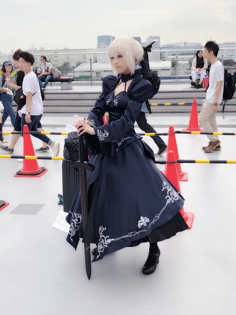 コスプレ【FGO セイバーオルタ】 コミケ二日目撮影していただき