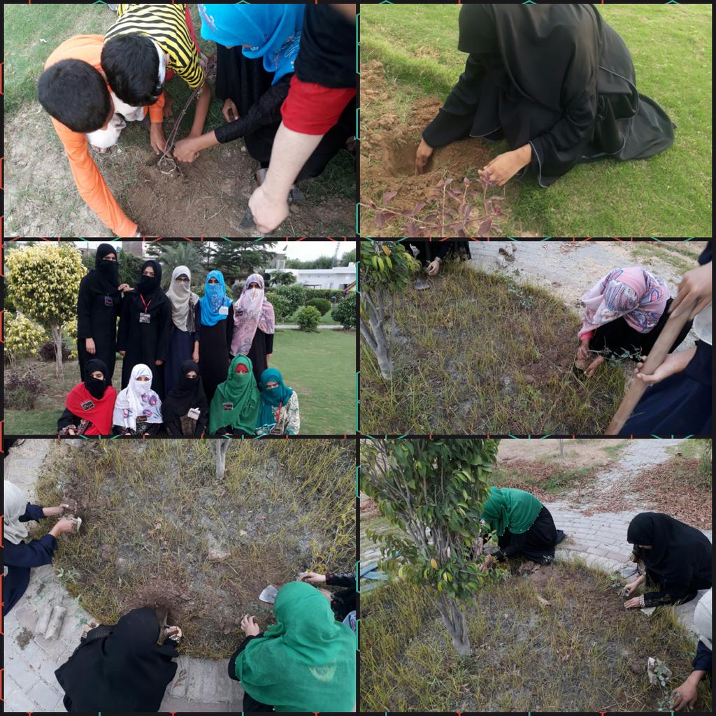 bareera_ahsan's tweet photo. ٹیم سرِعام" فیمیل ونگ" جانباز نے بھی آج ننھے جانبازوں کے ساتھ مل کہ پودے لگاۓ اور اس مہم میں اپنا حصہ ڈالا  ۔۔۔۔الحمدللہ۔۔۔
تقبل اللہ منّا ومنکم۔۔۔۔
#سرسبزپاکستان……
@iqrarulhassan @tayyab66_khalid @WazimSyed @TahiraEsham https://t.co/cRHqQilulR