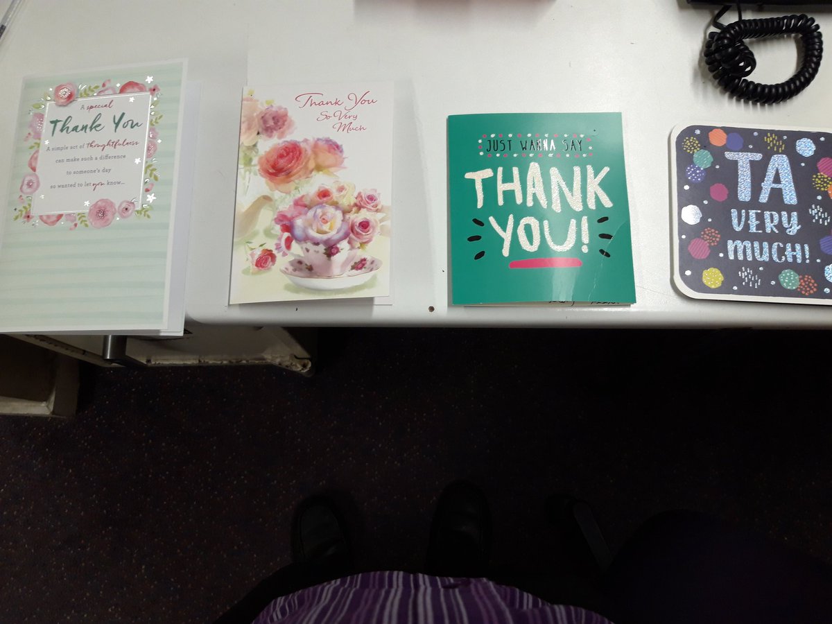 Just some of our cards off our guests in the last few weeks. #PIWOW #teamscc