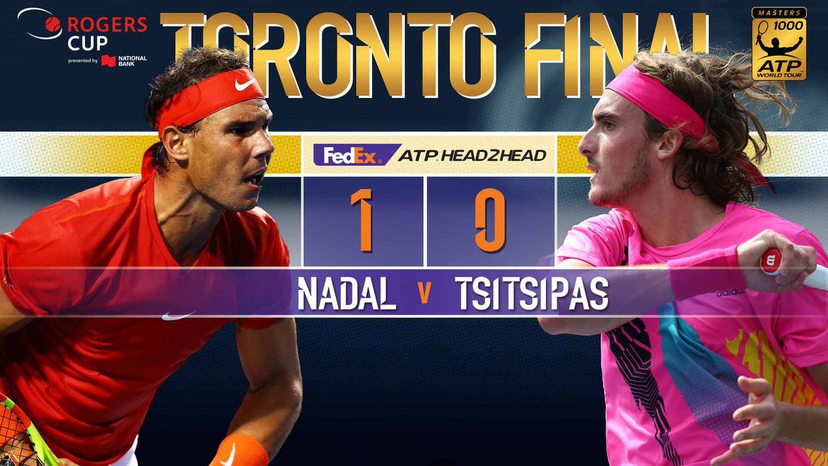 DodaProst's tweet photo. Hj tem a grande final do #Masters1000Toronto #RafaelNadal encara a surpresa da nova geração o grego #StefanosTsitsipas para decidir o novo campeão do #ATPMASTERS1000 #Tennis2018 #ATPWORLDTOUR #RogersCup #RaceToLondon #CoupeRogers #CanadianOpen #RoadToUSOpen #ATP https://t.co/o2OZIKUaUf