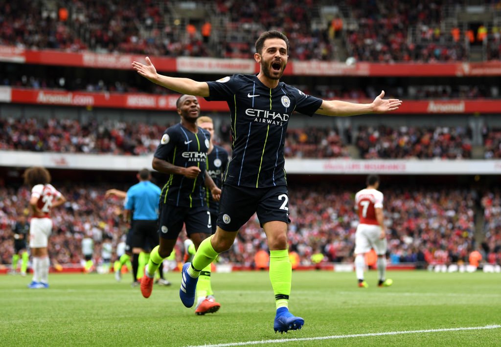 Footballtweet's tweet photo. Manchester City's next 6 Premier League games:

Huddersfield (h)
Wolves (a)
Newcastle (h)
Fulham (h)
Cardiff (a)
Brighton (h) 

The title will be won by September. 😂😂 https://t.co/HWaGep493Q