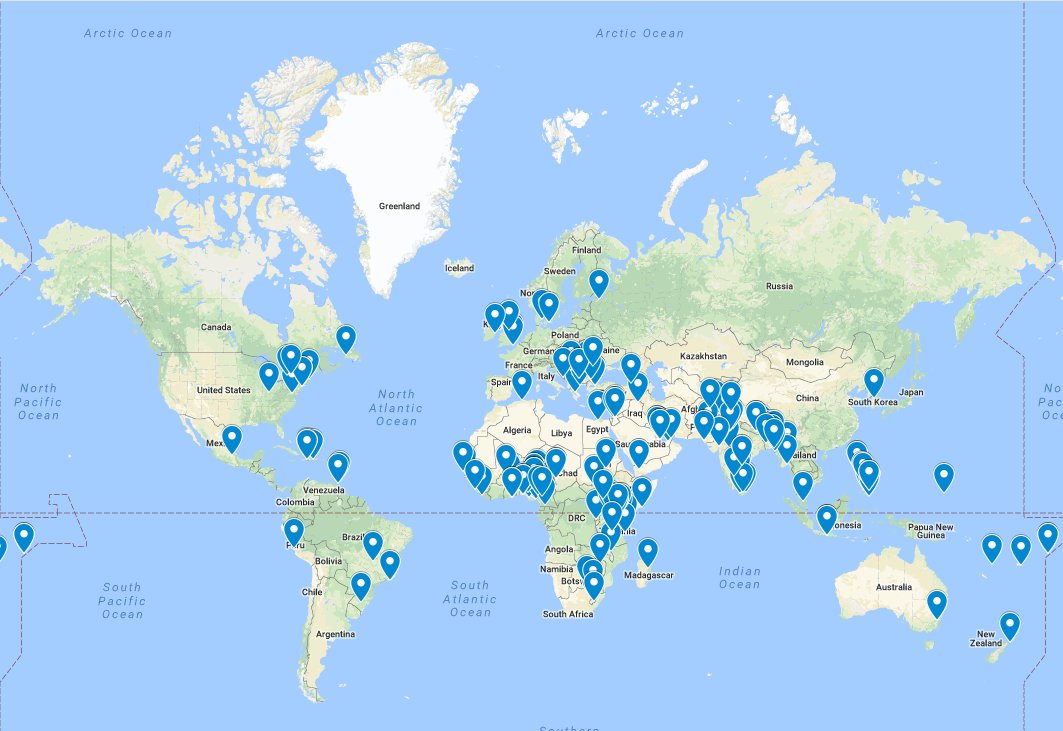 📣Today is International #YouthDay! #Youth2030

Check out the World Map of Events to find an event near you or add your own! 

👀Find out more here 👉🏾bit.ly/IYD18Map 

#SafeSpaces4Youth 🌏 📆