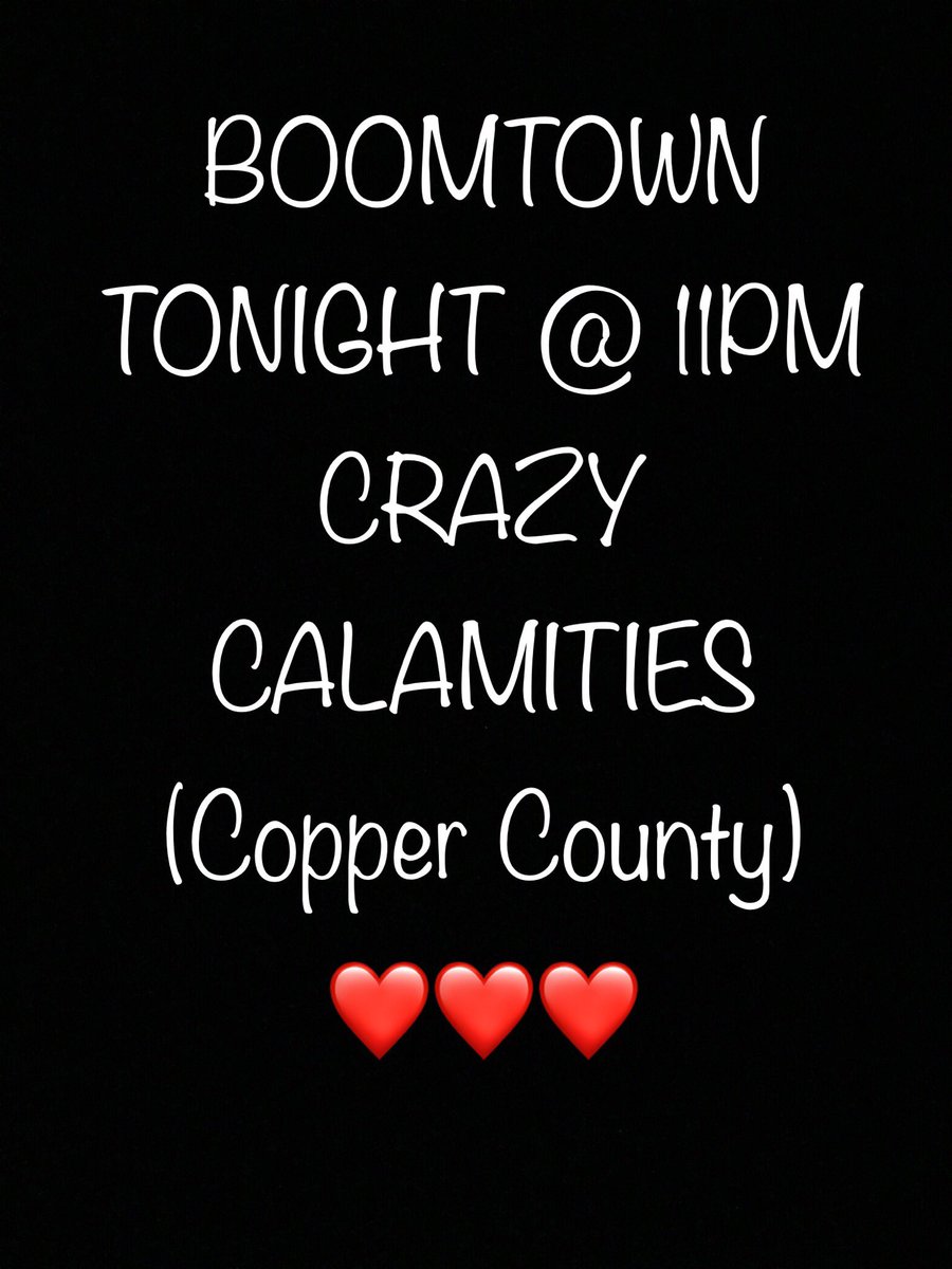Can’t wait for tonight!
<a href="/BoomtownFair/">Boomtown Festival</a> #crazycalamities #boomtownfestival