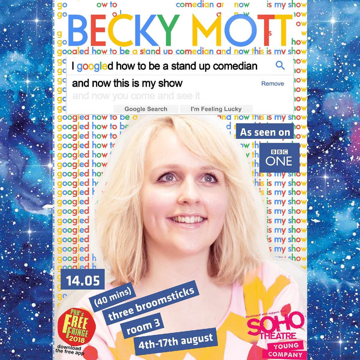 My flyers got taken/misplaced in my venue :( . I'm down to my last few and have ordered more but if any of you could share this I have 5 days left to go and would really appreciate it.
#edfringe #edfringe2018 #edinburghfestival