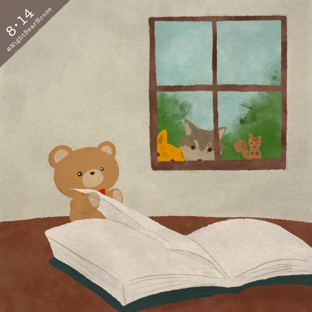 NightBearHouse's tweet photo. 《8月14日 #シートンの誕生日》

シートンサン   オハナシ
イロンナ   ドウブツ   デテクル
ミンナ   キニナル
イッショニ   ヨム   タノシ https://t.co/JGE4kJPWpO
