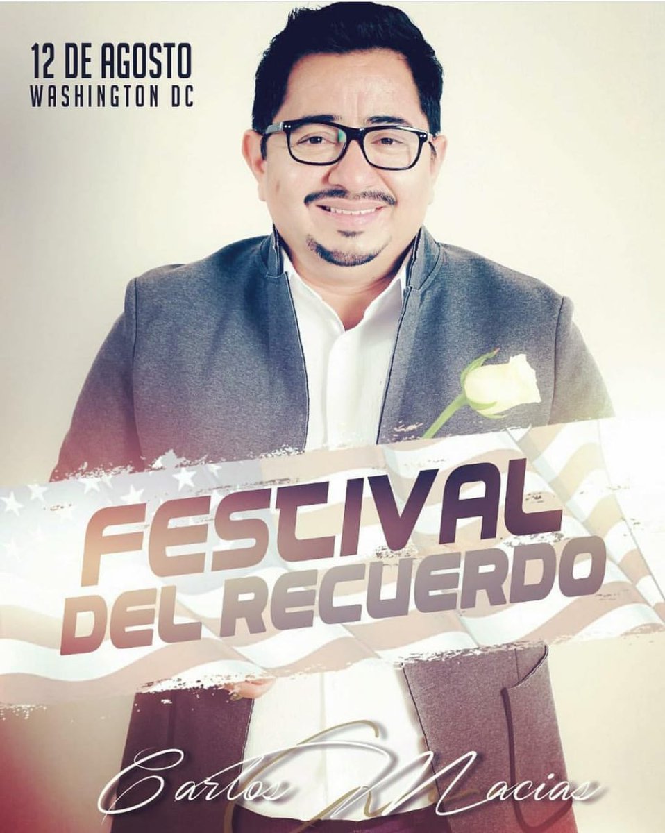 KoryMonkiis's tweet photo. HOY LES TOCARAN EL ALMA WASHINGTON!!!!!   @carlosmaciasmex @CarlosM_FansMex @CarteroFansIntl @FestivaldelRecuerdo 🎤👓💌🚲🎶🎵♩🎸🎷🎹👏👏👏👏👏💗💗💗💗💗💗 https://t.co/XpdoSgzgbB
