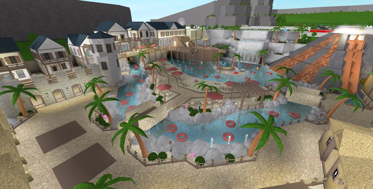 Froggyhopz On Twitter Arggg Welcome To Pirate Cove Bloxburg S New Unique Water Park This Build Is Found In A Tropical Setting Between A Volcano And Historic Pirate Village And Has Plenty - roblox id you are a pirate