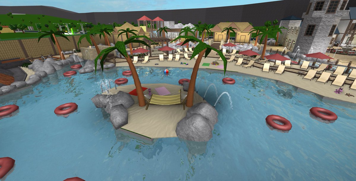 Froggyhopz On Twitter Arggg Welcome To Pirate Cove Bloxburg S New Unique Water Park This Build Is Found In A Tropical Setting Between A Volcano And Historic Pirate Village And Has Plenty