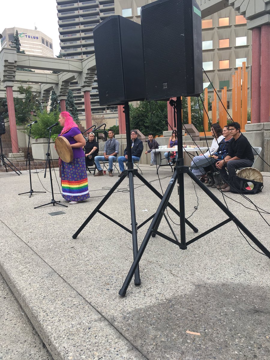 Gen_indigenous's tweet photo. A Long Time Coming HAPPENING NOW in Olympic Plaza! This free festival will share the Indigenous culture from 11am-6pm. https://t.co/uzYsltlY9z