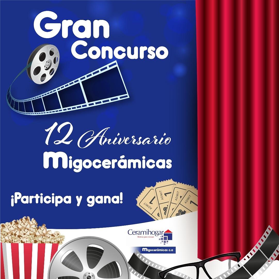 En <a href="/migoceramicas/">Migocerámicas</a> nos encanta consentir a la familia venezolana. Por eso en nuestro mes aniversario te llevamos a Cines Unidos para que disfrutes tu película favorita // Visita nuestro perfil en Instagram y conoce las bases de este gran #concurso por 4 entradas al #cine