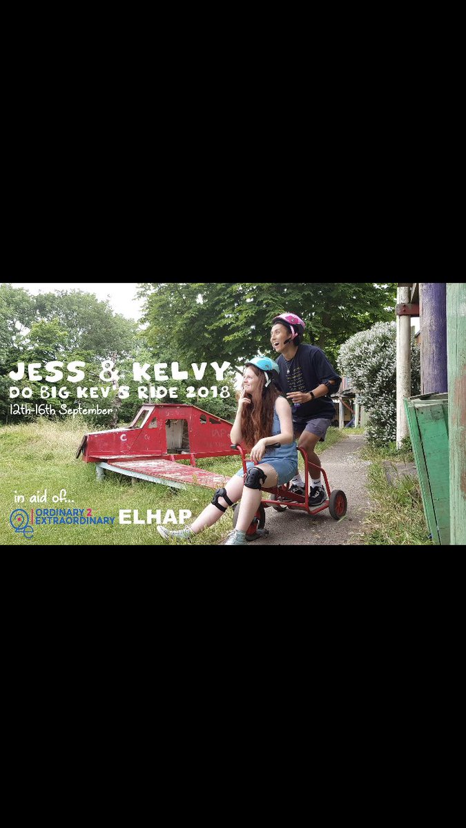 ELHAP's tweet image. With only a month to go before our very own Jess and Kelvin embark on a 250 Mile bike ride across France nerves are beginning to kick in. Every penny they raise will go to ELHAP so please show them some support and donate whatever you’re able to! justgiving.com/fundraising/je…