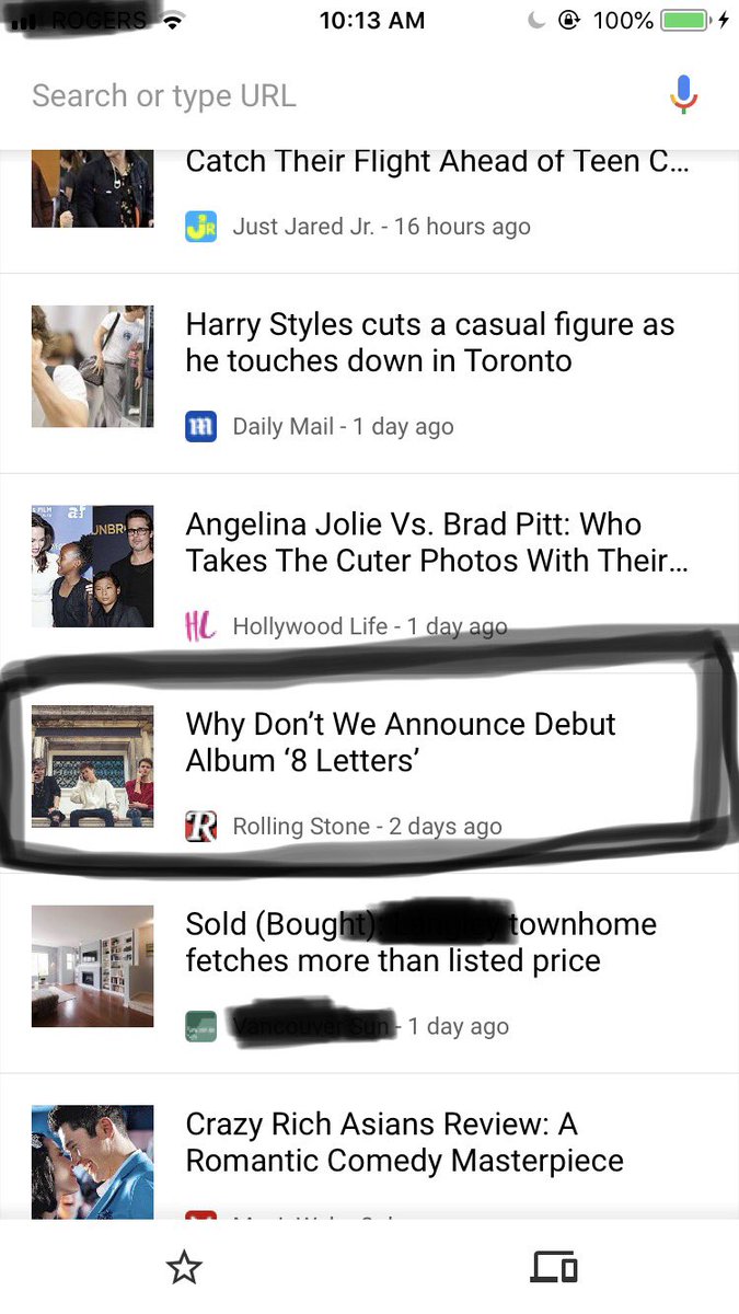 tarijaxaxa's tweet photo. Just scrolling through my Google news tab and look at what I found?? Congrats on slipping right in through my news tab @whydontwemusic! 😆👍🏼@ImZachHerron @SeaveyDaniel @corbynbesson @JonahMarais @jackaverymusic https://t.co/3mEOAxTyNo